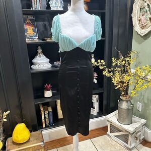 Wheels & Dollbaby ‘Holding Court’ Dress NWT • Size AU10/US4–6 • Off‑Shoulder